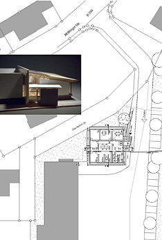 Modell und Lageplan